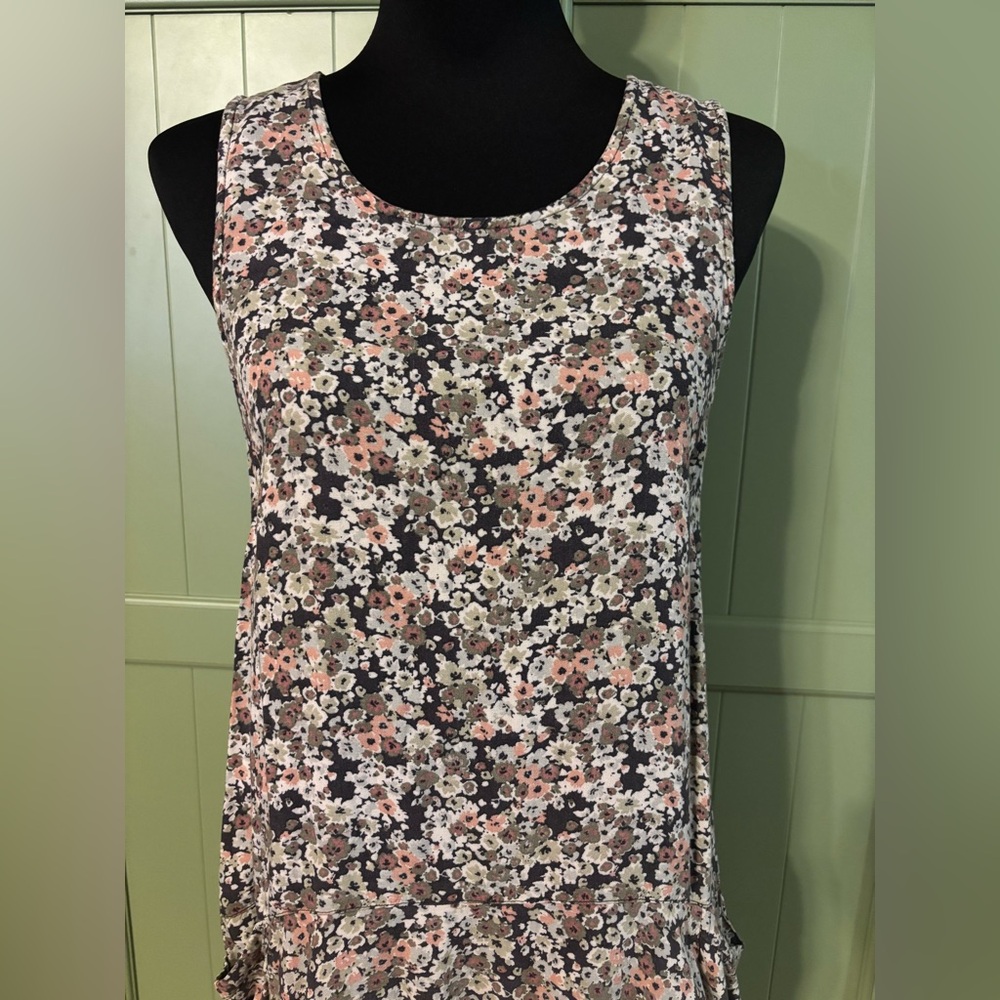 American Eagle Outfitters Floral Mini Dress - Black and Pink - Picture 2 of 4